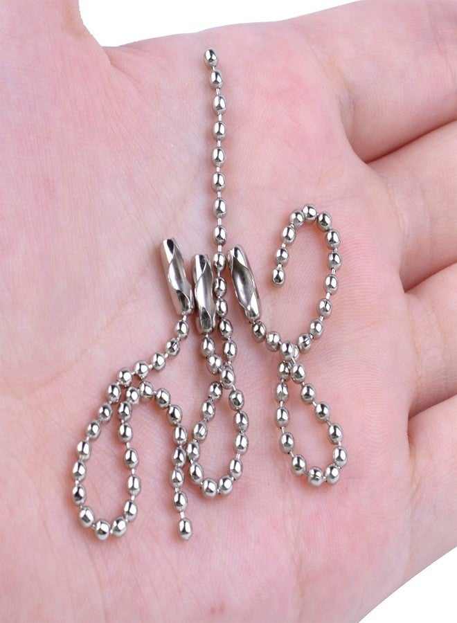 دي آي واي كرافتس مجموعة أدوات يدوية مكونة من 25 قطعة، لون فضي، مشبك توصيل خرز بطول 100 مم وقطر 2.4 مم (عبوة من 25 قطعة، لون فضي) - Image 3